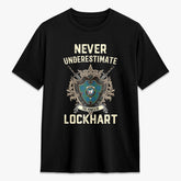 Lockhart Tartan Crest 2D T-shirt - Never Underestimate Style